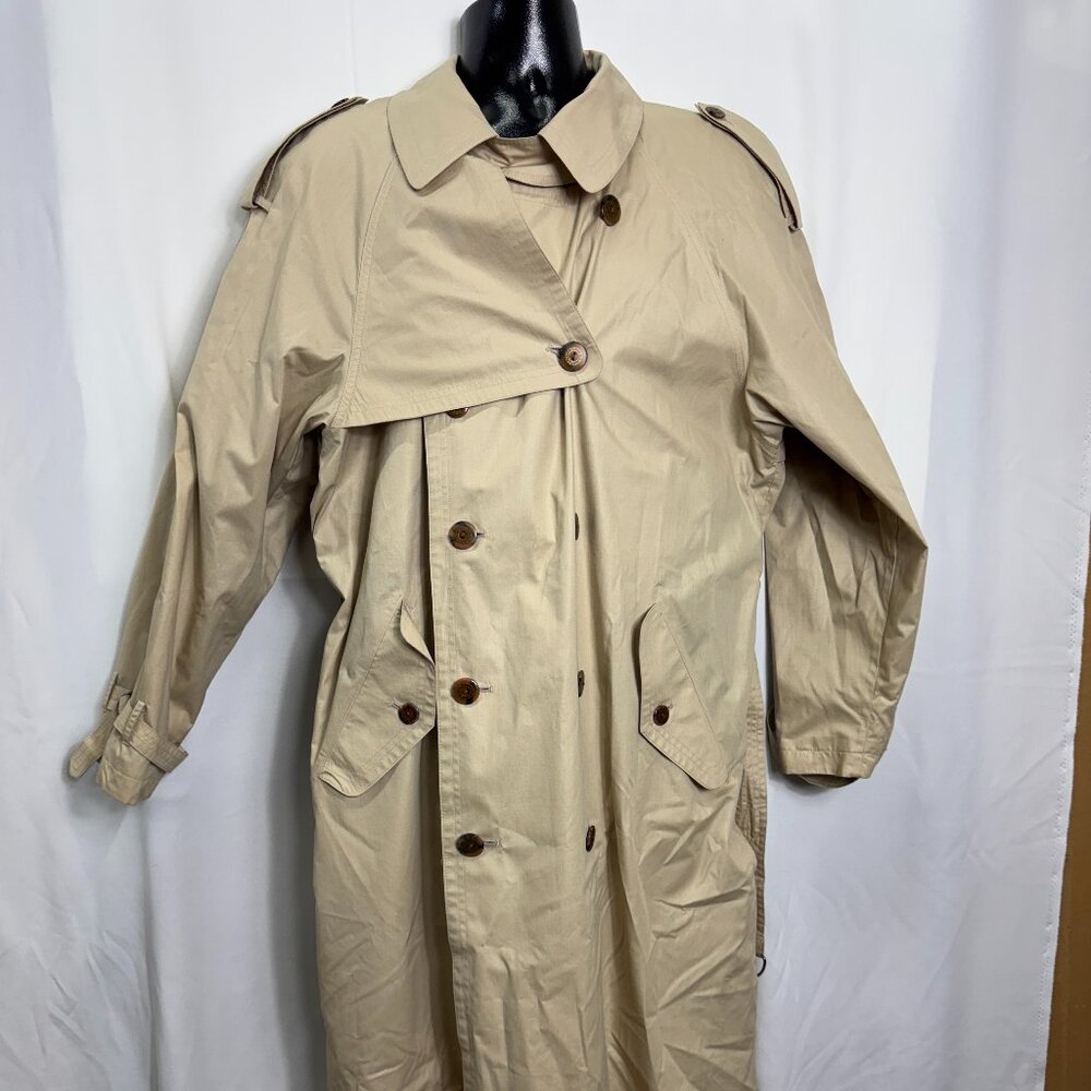 Yves Saint Laurent Trench Coat Wind Breaker - Khaki 38/48 Double Breasted